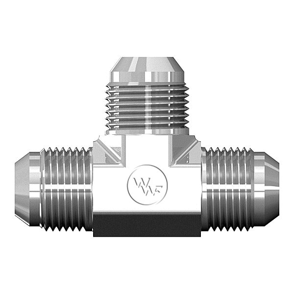 World Wide Fittings Male JIC to Male JIC to Male JIC Union Tee F5705X12X12X08 - main